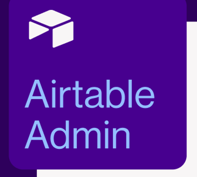Airtable Admin certification badge